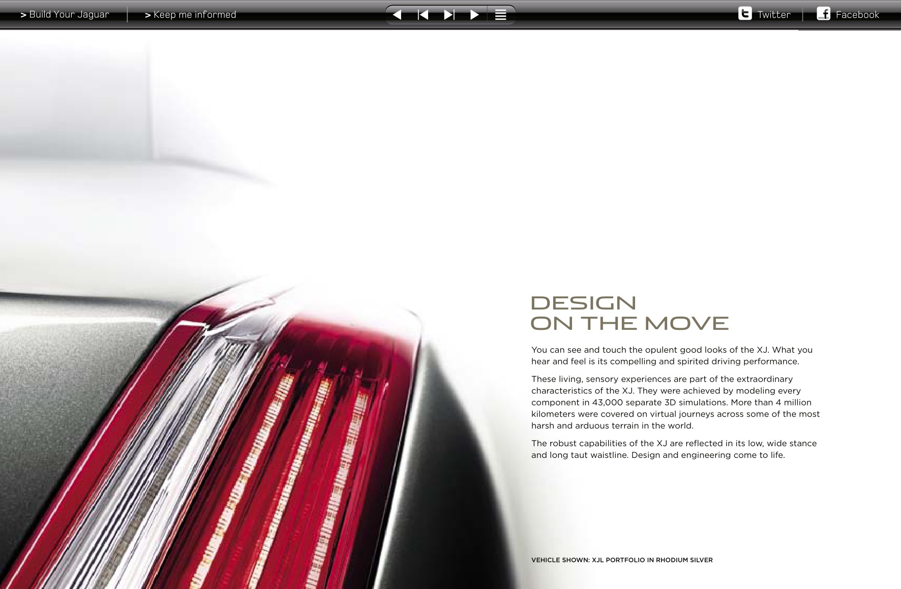 2013 Jaguar XJ Brochure Page 29